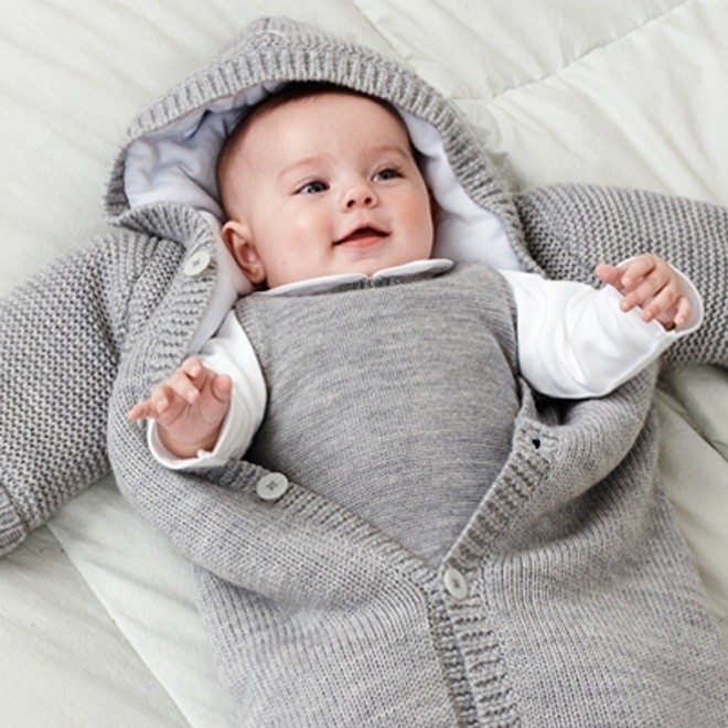 Mặc quần áo cho trẻ sơ sinh theo nhiệt độ mùa đông