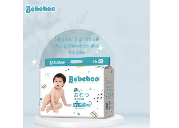 Lưu ý khi sử dụng bỉm Bebeboo cho bé 