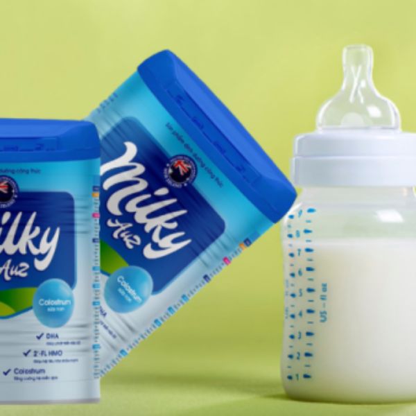 Cách pha sữa Milky Auz chi tiết nhất mà mẹ nên biết