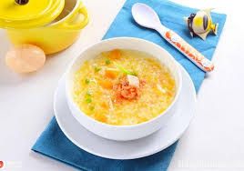 Các loại rau nấu chung với cháo trứng